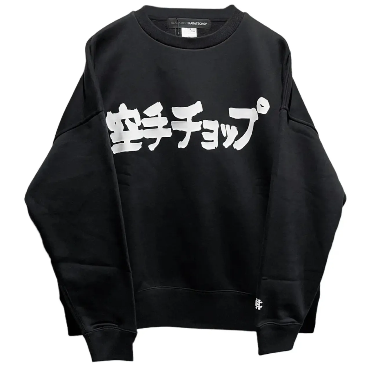 JAPANESE LOGO CREWSWEAT BLACK(裏毛)