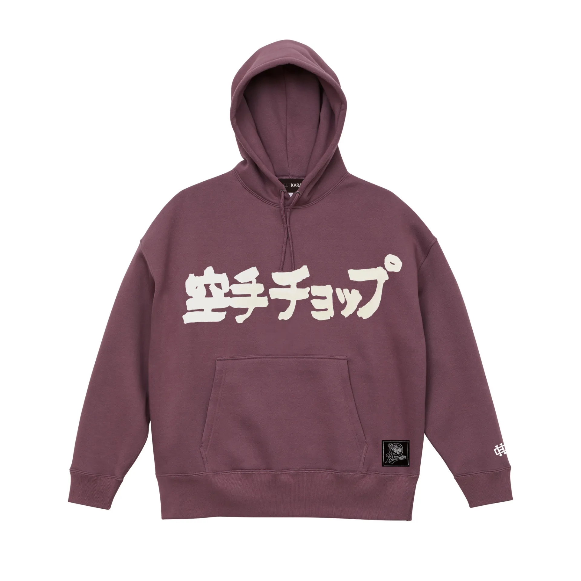 JAPANESE LOGO BIG  P/O HOOD  MERLOT